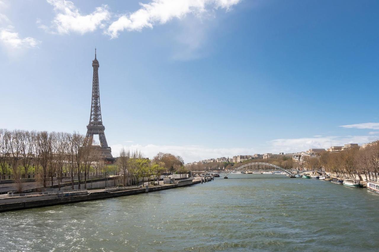 Paris Eiffel Apartment Luaran gambar